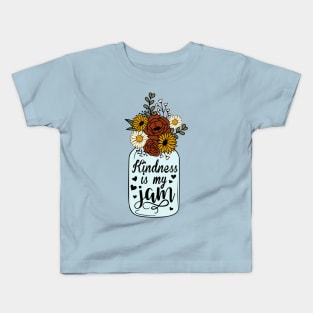 Floral Kindness is My Jam Kids T-Shirt